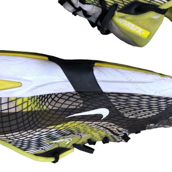 Nike D/MS/X Ghoswift White Black Dynamic Yellow Size 10 - Picture 14 of 16